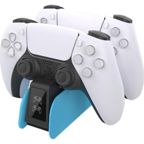 Dual Fast Charger for PS5 Wireless Controller USB Type-C Charging Cradle Dock Station for Sony PlayStation5 Joystick Gamepad New