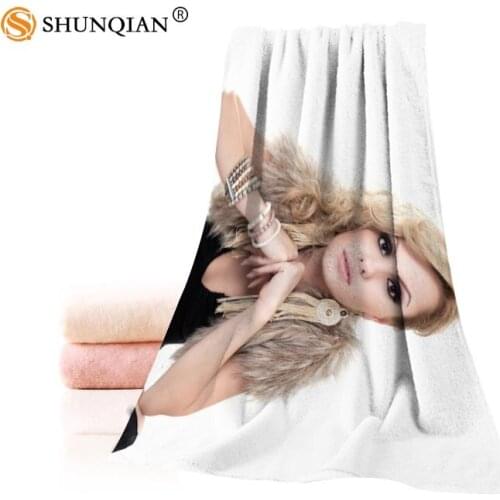 Hot Custom Alexandra Stan Towel Printed Cotton Face/Bath Towels Microfiber Fabric For Kids Men Women Shower Towels A7.24-1