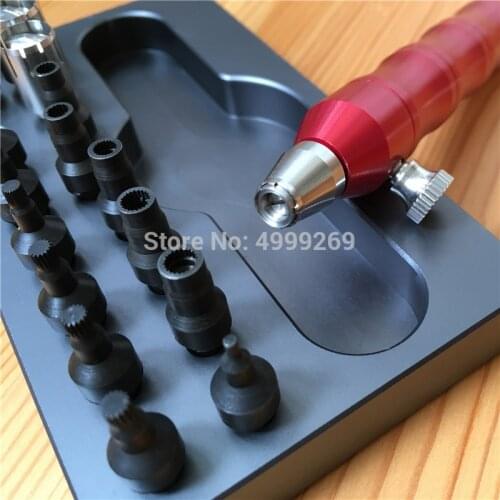 Crown&button tubes' screwdriver removal tool for Ro lex Tu dor Carl F.Bucherer watch