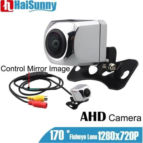AHD Car Rear View Camera chamber 1280X720P 170° wide view Waterproof Control Mirror Image Reverse Camera Starlight Night Vision