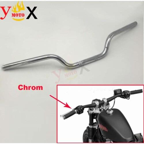 22MM 7/8" Motorcycle Chrome Euro Drag Handlebar Handle Bar For Yamaha XS400 XS500 XS650 XS750 XS850 XS1100 Honda CB 750 CB500