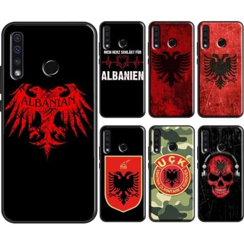 Albania flag Soft Cover For Honor 9X 8X 7X 10i 7A 4C 6C 20 Pro 7C 8A 9A 7S 8S 9S 8 9 10X 10 Lite Case