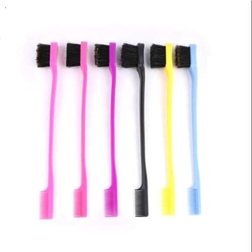 2018 NEW 3pcs Beauty Double Sided Edge Control Hair Comb Hair Styling Hair brush
