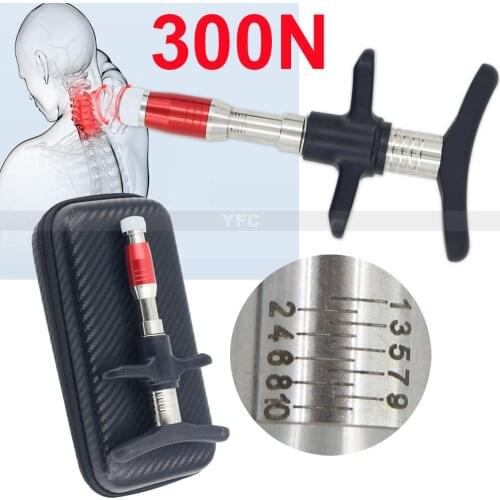 New Chiropractic Adjusting Tool Stainless Steel Functionhead Massager Manual Gun Portable Adjustment Spinal Chiropractic Massage