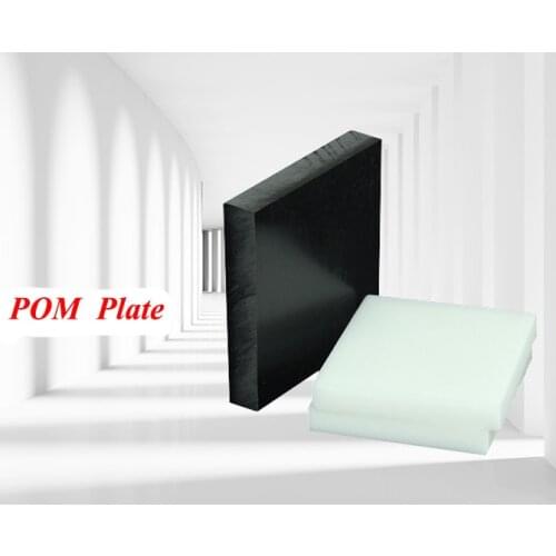 New POM Sheet Polyoxymethylene Plate CNC Engraving cutting Model Board DIY Raw Model Materials White Black Color