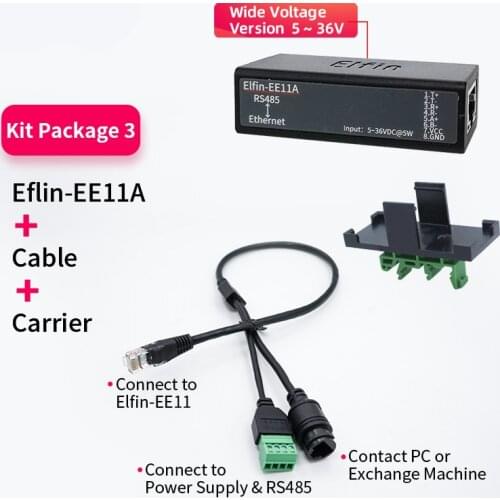 EE11 MINI RS485 serial server to Ethernet ModbusTCP serial to Ethernet RJ45 converter with embedded web server