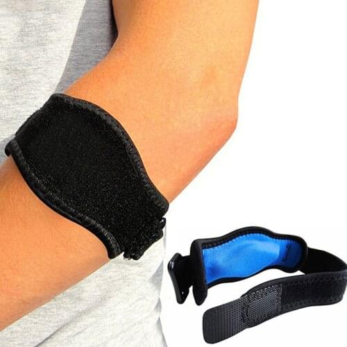 Sports Fitness Tennis Elbow Brace Strap Tendonitis Golfers Gel Band Golf Pain Relief Elbow Support