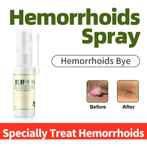 Hemorrhoids Spray Ointment 100% Original Plant Herbal Materials External Treatment Anal Fissure Mixed Hemorrhoids Medical Cream