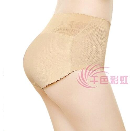 Sexy Padded Panties Seamless Bottom Panties Buttocks Push Up Lingerie Women Underwear One-piece Sponge Padded Butt Lift Briefs