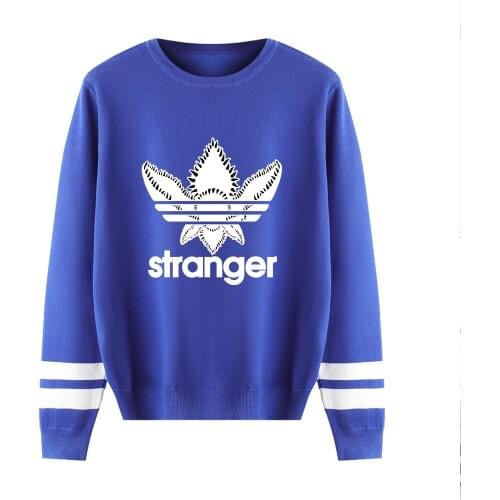 High Quality New Stranger Things Pink Sweater men/women autumn winter Fashion long sleeve O-Neck warm outwear Knitted sweater