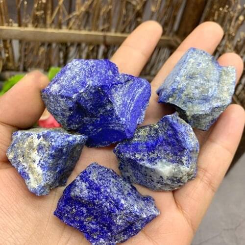 100g Natural Rough Afghanistan Lapis Lazuli Crystal Gemstone Healing Stone Mineral Stone Q9F8