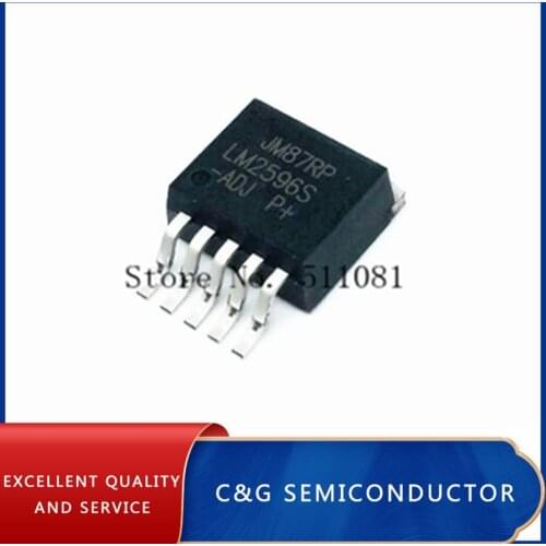 100PCS LM2596S-ADJ TO-263 LM2596S LM2596