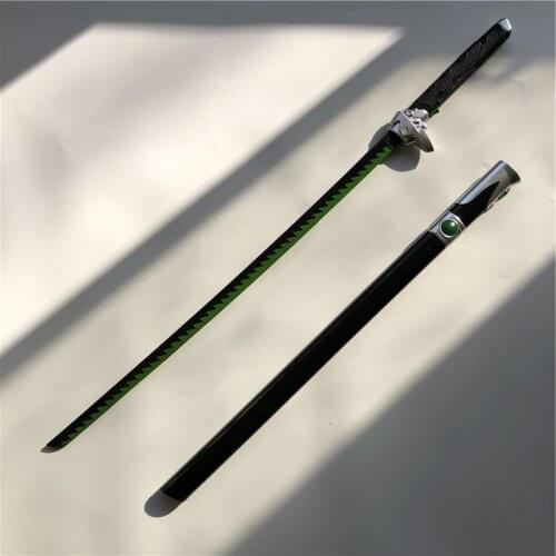 106cm Cosplay Overwatch Game Genji Evil Spirit Sheath Knife Shimada Genji Katana Role Play Game PU Weapon Model Toy Prop Sword