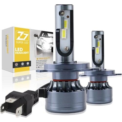 2Pcs Auto Lamps LED CSP Chip H1 H4 H7 H8 H11 9005 HB3 9006 HB4 Canbus Car Headlight Bulb Fog Light 30000LM 6500K Conversion Kit