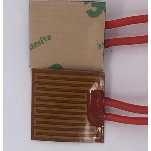 30x30mm 3.7V 2W 100W PI Heating Film Plate Polyimide Electric Heated Panel Pad Mat Electrotherma Flexible Foil Oil Heater