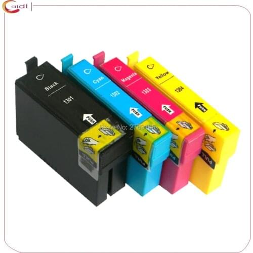 4Pack Replacement for Epson T1301 T1302 T1303 T1304 (T1306) Ink Cartridges with Epson B42WD BX525WD BX535WD BX625FWD BX630FW