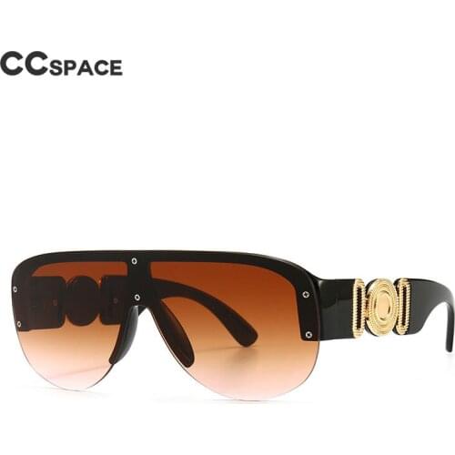 46659 Luxury Sunglasses Oversized Fashion Men Women Goggle Shades UV400 Vintage Glasses