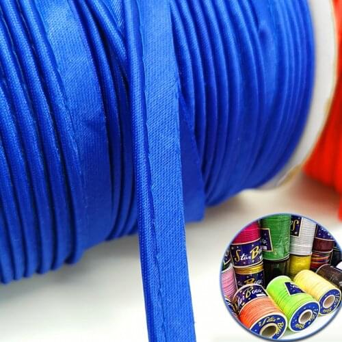 55m Edge Sewing Ribbon Cord Rope for Sheets Sofa Curtains Hats Clothes Various Fabric Sewing DIY