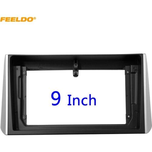 FEELDO Car Stereo Radio 9" Big Screen Fascia Frame Adapter For Mitsubishi Xpander 2Din Dash Audio Fitting Panel Frame Kit #6547