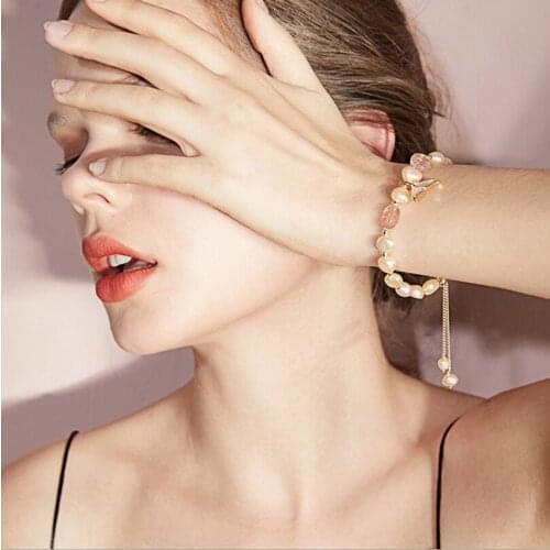 Fishtail Pearl Fashion Bracelet Sweet And Simple Women Bracelets On Hand Chain Bangles Jewelry Aesthetic Female Popular Now New