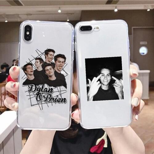 Dylan O'Brien Teen Wolf Maze Runner Phone Case Samsung Galaxy Note 4 8 9 10 20 S8 S9 S10 S10E S20 Plus UITRA Ultra transparent