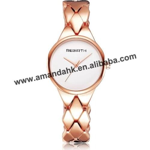 Hot Sale REBIRTH 044 Men Watches Hot Sale Women Thin Alloy Clock Male Casual Quartz Watch Men Sport Wristwatch
