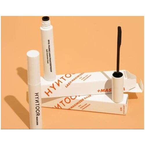 HYNTOOR Styling Base Cream Mascara Lengthen Thick Curl Mascara Waterproof Makeup Free eyelash curler