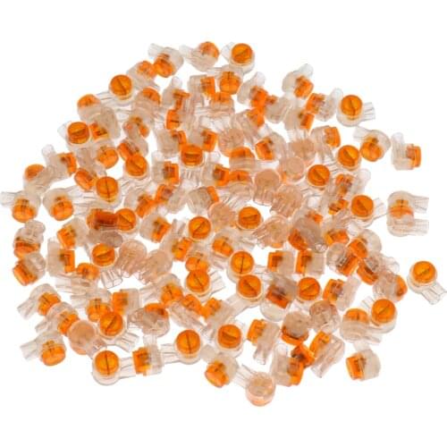 400x 2 Ways Jelly Gel Crimps External Internal Connectors Wire Telephone Network