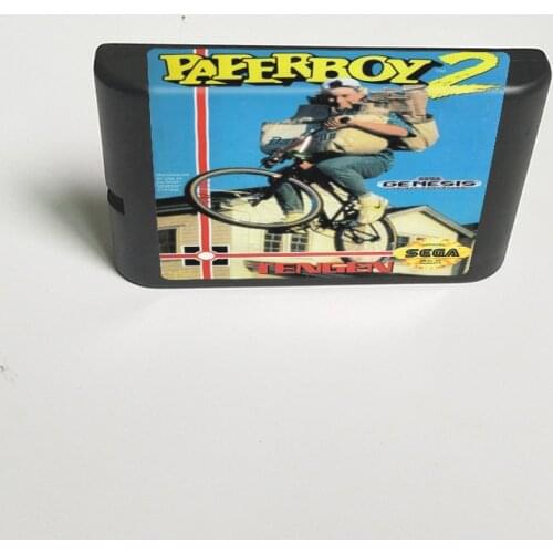 Paperboy 2 - 16 Bit MD Game Card for Sega Megadrive Genesis Video Game Console Cartridge