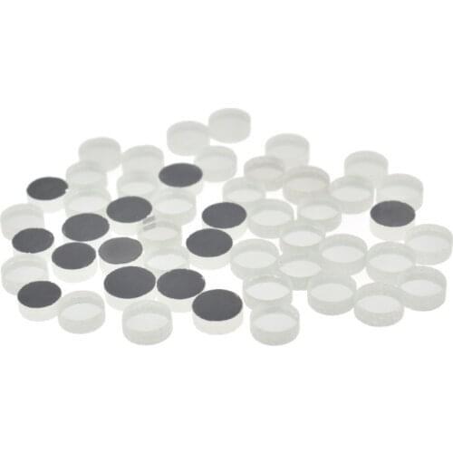 New 50Pcs/lot Round Glass Mirror Mosaic Tiles DIY Craft Hobbies Artwork Supplies Handmade Decor