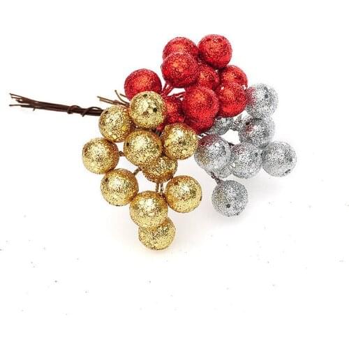 New Arrival 10Pcs/Set Christmas Tree Baubles Red Sliver Gold Color Hanging Balls Pendant Ornament For Party Xmas Decoration