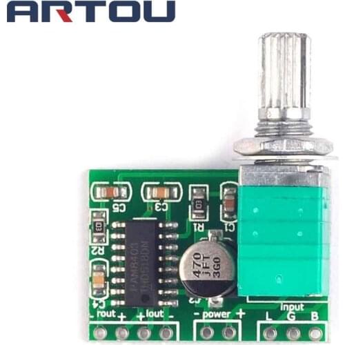 PAM8403 5V Power Audio Amplifier Board 2 Channel 3W W Volume Control / USB Power