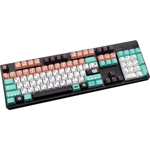 Cute Anime Character Saber Keycaps For Cherry Mx Gateron Kailh Box TTC Switch Mechanical Keyboard 104 PBT OEM Profile Key Caps