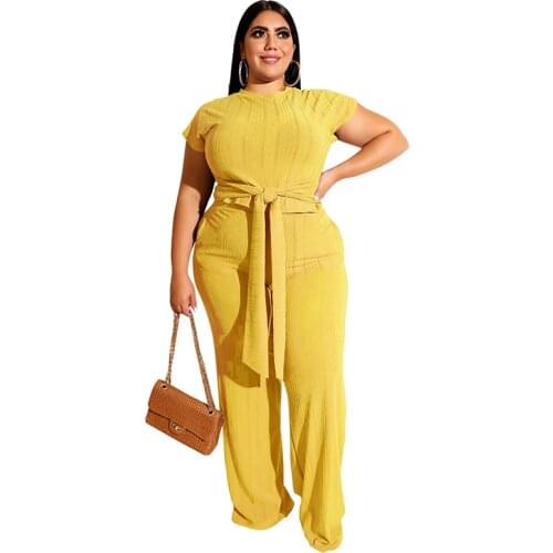 4XL 5XL Plus Size Women Suit 2 Piece Sets Sexy Ladies Short Sleeve Tops Pantsuits Casual Fashion Trouser Outfits Big Size 3XL