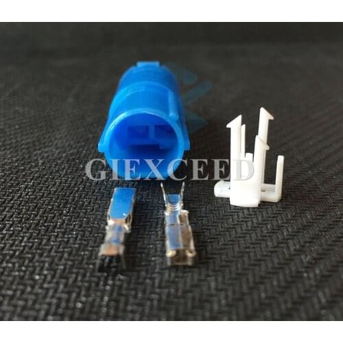 2 Sets 2 Pin Female Automotive Connector Cable Accessory Socket For Car Harness