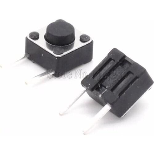 20Pcs 6*6*4.3mm SMD Tact light touch switch 2 pin side button Micro button 6*6*4.3H