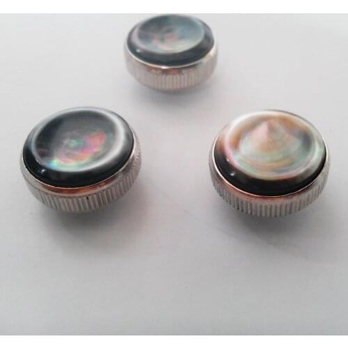 3 pcs trumpet finger buttons for repairing parts with buttons pearl