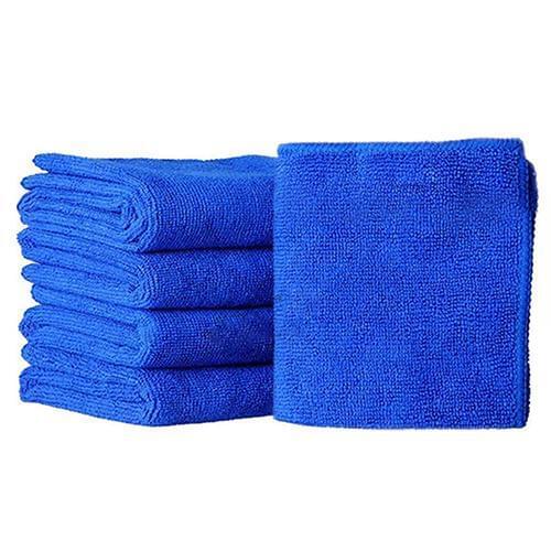 5PC Microfiber Car Cleaning Towel Automobile Motorcycle Washing Glass Household Cleaning Small Towel Soft Cloths Duster 25 x 25