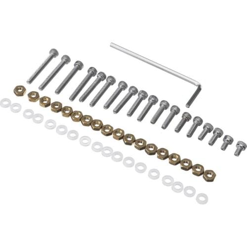 55Pcs/Set Universal Turntable Headshell Cartridge Mounting Kit Bolts Screws