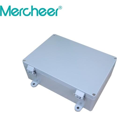 Hinge Connected IP66 Aluminum Project Box Aluminium Enclosure 340*235*120mm with Fixing Ears