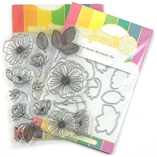FLOWER Metal Cutting Dies and stamps Stencils for DIY Scrapbook Photo Album Paper Card Decorative Craft Embossing