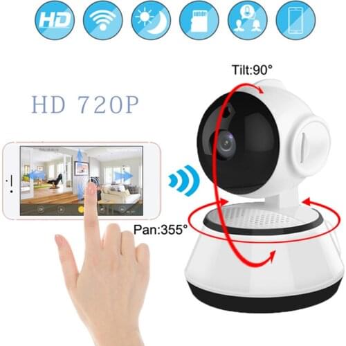 V380 Intelligent WiFi Surveillance Camera Two Way Audio Bit Stream Adaptation 720P Infrared Night Vision IP Camera
