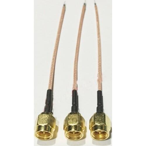 Male SMA with RG178 RF coaxial cable 0.1M for Wireless module/router DIY modification line Antenna extension cable pins inside