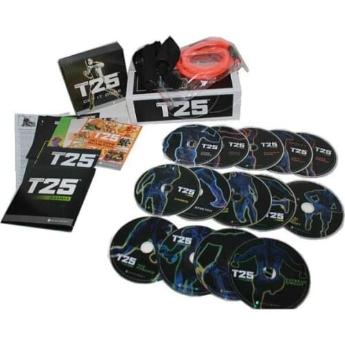 30 Sets Focus T25 14 Dvds Workout Set Gamma 4 Disc Calendar Training fitness video Brand New