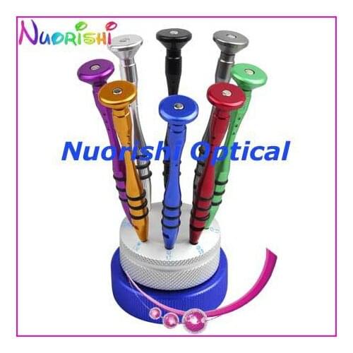 SS8092 Very Nice Quality Guarantee Eyewear Eyeglass Glasses Repairing 8pcs Screwdriver Kit Set Free Shipping