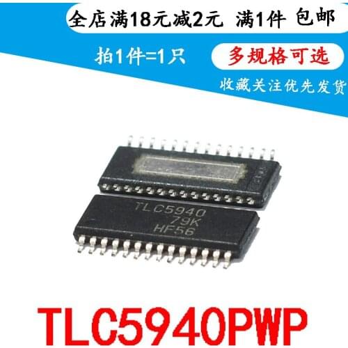 New TLC5940PWP TLC5940 HTSSOP28 LED Driver Chip