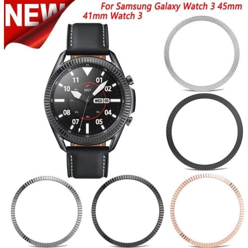 Bezel Ring Styling For Samsung Galaxy Watch 3 41mm Smart Bracelet Ring Case Protection Cover For Samsung Galaxy Watch 3 45mm