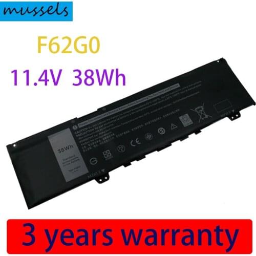 Original Laptop battery For DELL Inspiron 13 5370 7370 7373 Vostro 5370 RPJC3 F62G0 11.4V 38WH