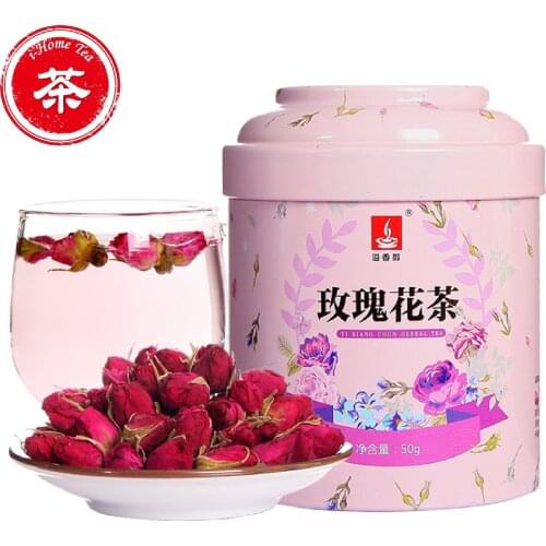 Rose tea dried flower soaking water dried rose natural large flat shade rose herbal tea tea canning