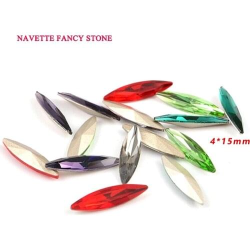 Sewing Fabric Strass Crystal Nevette Fancy Stone glass crystals decoration Pointback Strass Garment for clothes strass a coudre